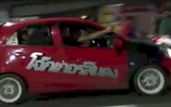 Kapolsek Rappocini Kesal, Pengendara Brio Merah Dalam Kondisi Mabuk 