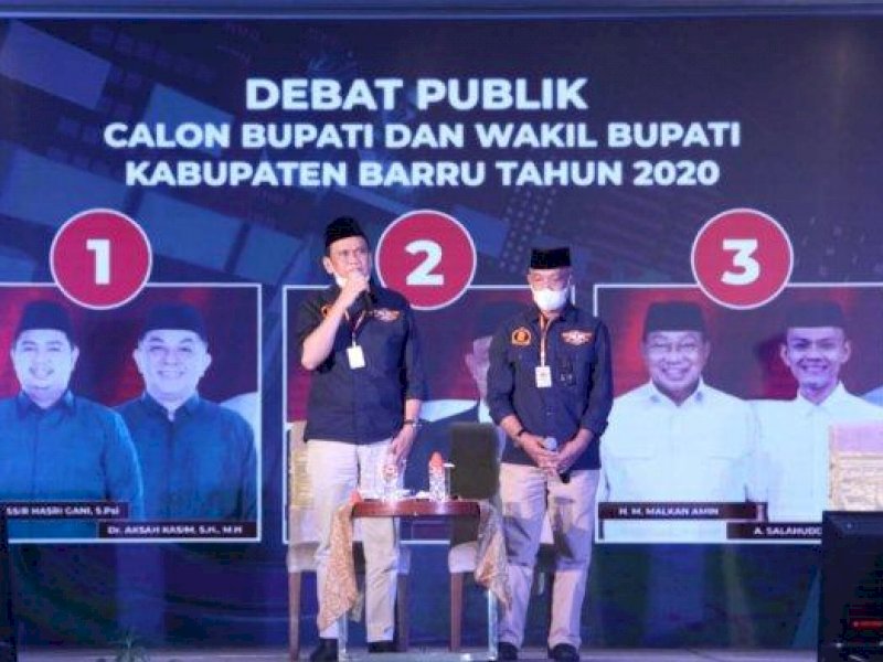 Ini Alasan Mudassir dan Malkan Boikot Debat Kandidat Pilkada Barru Malam Tadi