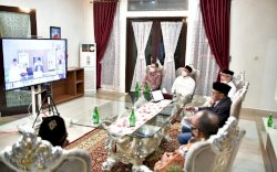 Peringati Nuzulul Qur&rsquo;an Via Zoom, Gubernur Sulsel: Ini Sangat Berbeda