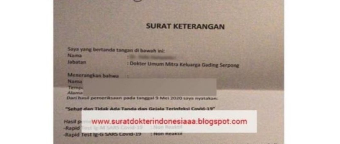 Heboh Surat Bebas Covid-19 Dijual Online Rp 70 Ribu
