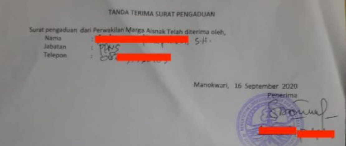 Barang bukti ilegal logging di Bintuni.