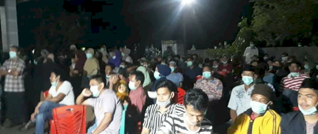 Masyarakat Betang yang mengikuti silaturahmi tatap muka Tajerimin-Havid.