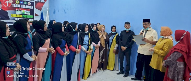 Tajerimin Kukuhkan Relawan Srikandi Passompe