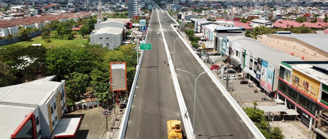 Penampakan Jalan Tol Layang Dalam Kota.