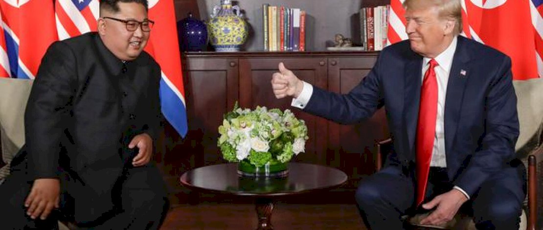 Kim Jong-un dan Donald Trump