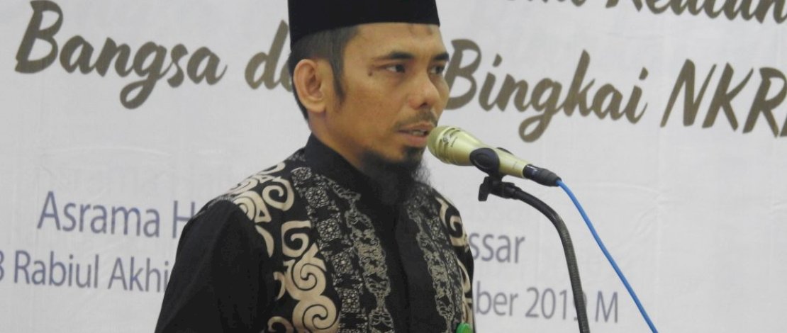 Ketua Dewan Syariah Wahdah Islamiyah, Ustaz Muhammad Yusran Anshar. 