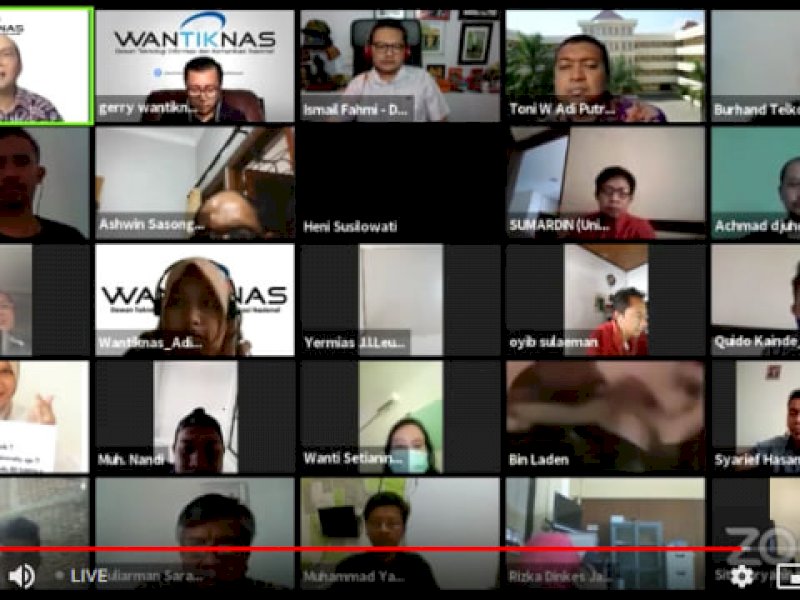 Heboh Muncul Video Porno di Rapat Virtual Zoom Wantiknas