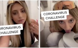 Corona Challenge, Pengguna Tik Tok Jilat Dudukan Kloset