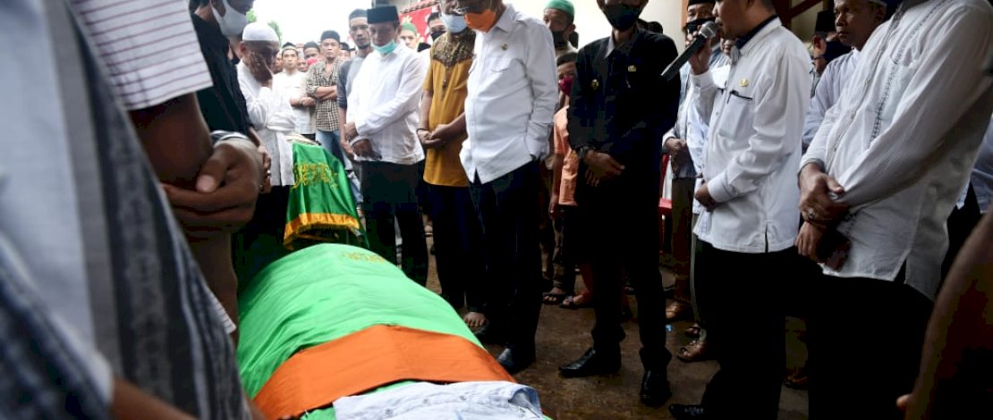 Wagub Sumsel, H Mawardi Yahya, berbela sungkawa atas korban perahu tenggelam.