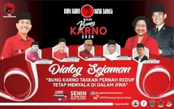 Di Haul Bung Karno PDI Perjuangan Sulsel Gelar Dialog Live Streaming