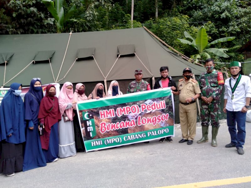 HMI Cabang Palopo Salurkan Bantuan untuk Warga Battang