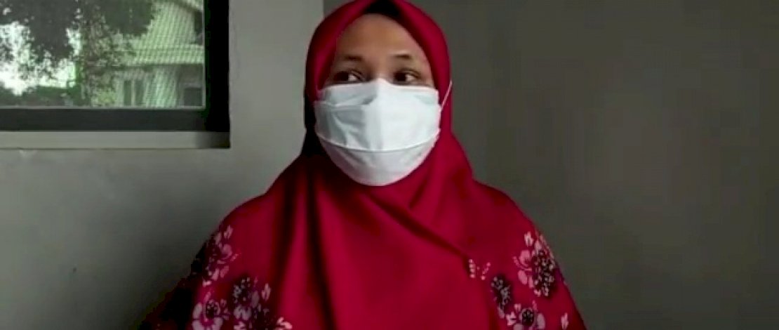 Salah satu peserta duta COVID-19 Sulsel, Andi Putri Ipo menceritakan pengalamannya menjadi duta COVID-19 yang diisolasi di Hotel Swissbell in Makassar
