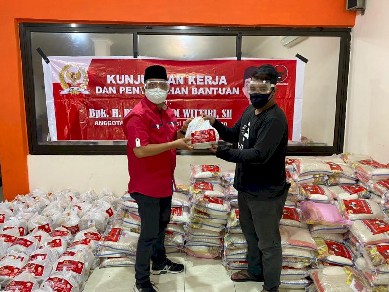 ARW Kembali Turunkan Bantuan Sosial Covid 19 Tahap lll di Kota Makassar