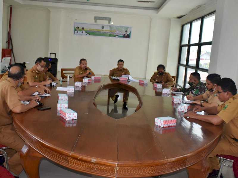 Sekda Takalar Pimpin Rapat Panitia, Begini Rangkaian HUT Ke-75 RI di Takalar