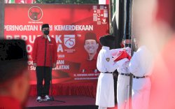 DPD PDI Perjuangan Sulsel Peringati HUT RI - 75