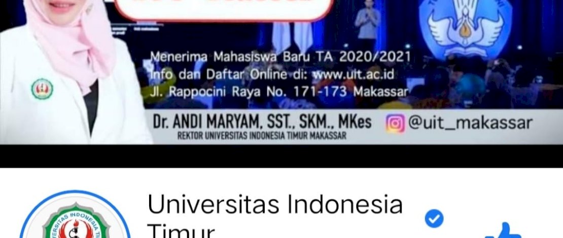 Fanpage Facebook resmi UIT Makassar.
