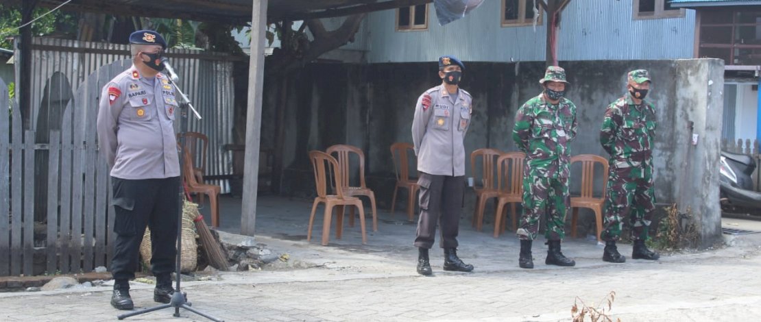 Brimob Parepare Bersama TNI hingga Masyarakat Bakti Sosial di Lokasi Kebakaran