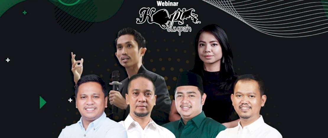 Webinar Kopi Tumpah menghadirkan balon kepala daerah milenial. Webinar Kopi Tumpah menghadirkan balon kepala daerah milenial.