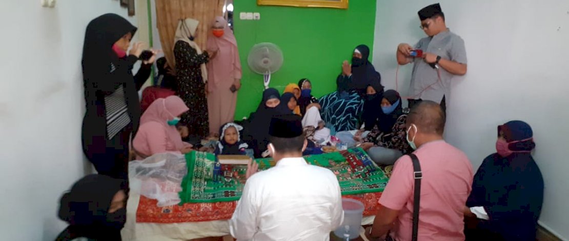 Melayat, Danny Sampaikan Duka Mendalam Atas Meninggalnya Sekretaris DPC Gerindra Makassar
