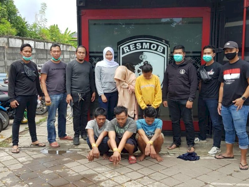 Kawanan Pencuri di Polman Ditangkap Resmob Polda Sulsel di Makassar