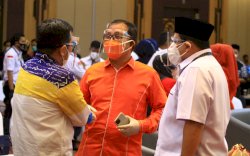 Berbincang Akrab Sebelum Pengundian Nomor Urut, Danny, Appi dan None Terbahak-bahak