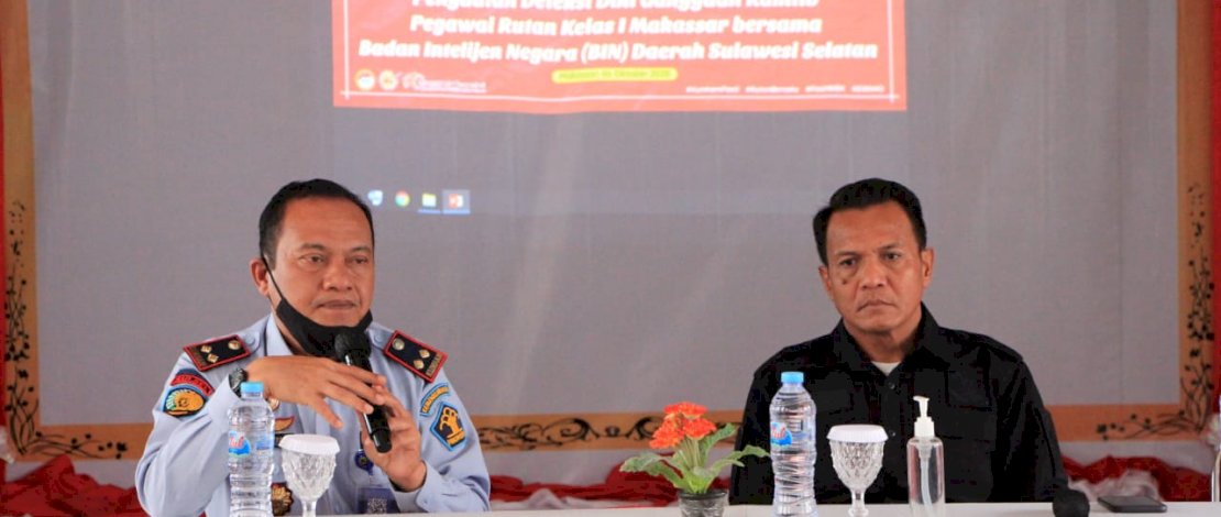 Antisipasi Gangguan Kamtib, Rutan Makassar Hadirkan BIN Daerah Sulsel