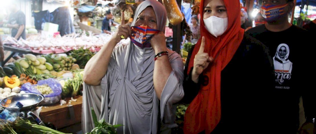 Serap Aspirasi Pedagang, Fatma Keliling Pasar Senggol