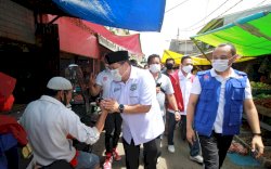 Bersama Giring Eks Nidji, Appi Blusukan di Pasar Pannampu