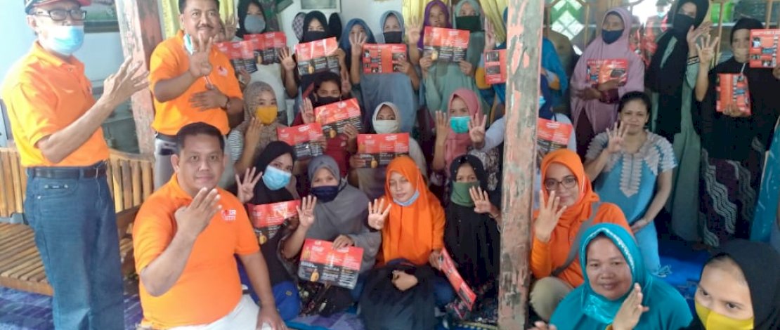 Sudah Ribuan Warga Pangkep Gabung Relawan TPS Anir-Lutfi