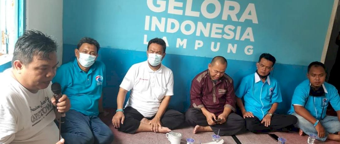 Road show Pengurus DPN Partai Gelora di Lampung. 