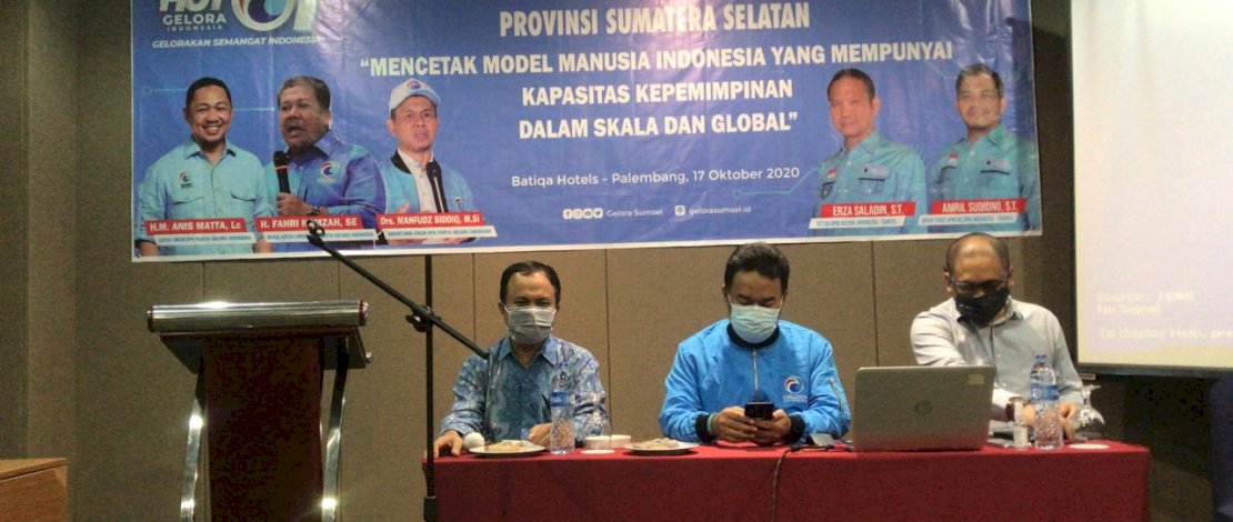 Road show Pengurus DPN Partai Gelora di Lampung. 