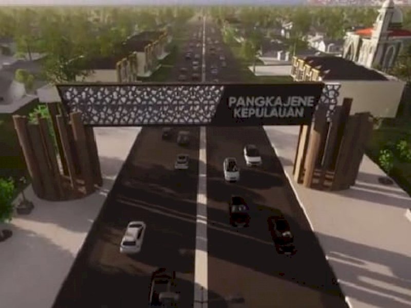 Anir Siap Renovasi Pintu Gerbang Pangkep, Begini Rancangannya