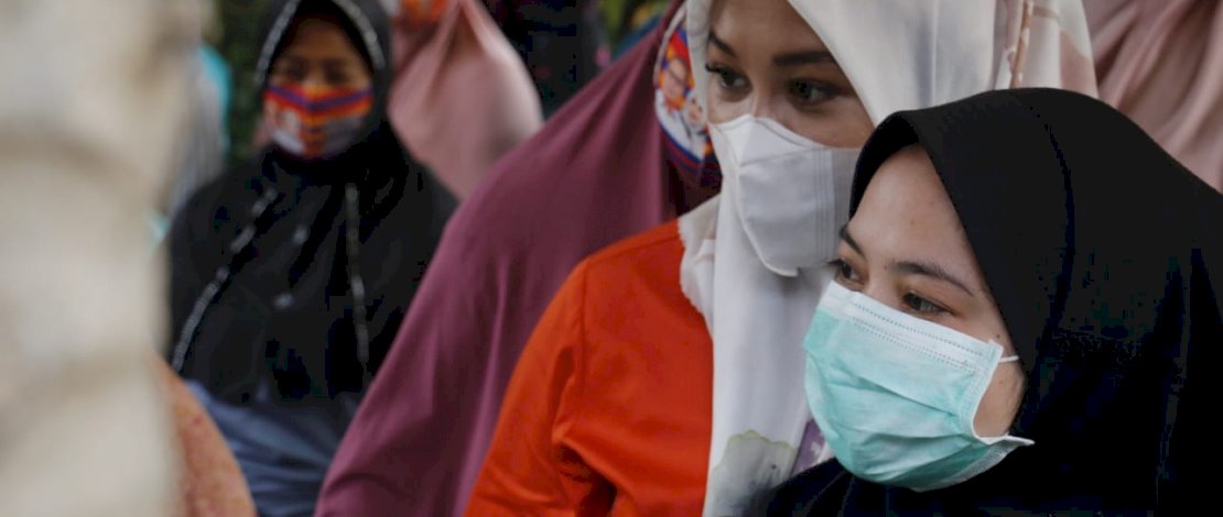 Fatma saat kampanye dialogis.