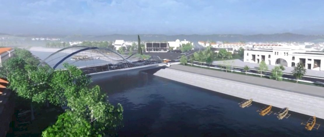 Anir-Lutfi Siap Tata Jembatan Sungai Pangkajene jadi Destinasi Baru