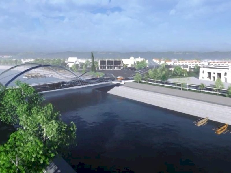 Anir-Lutfi Siap Tata Jembatan Sungai Pangkajene jadi Destinasi Baru