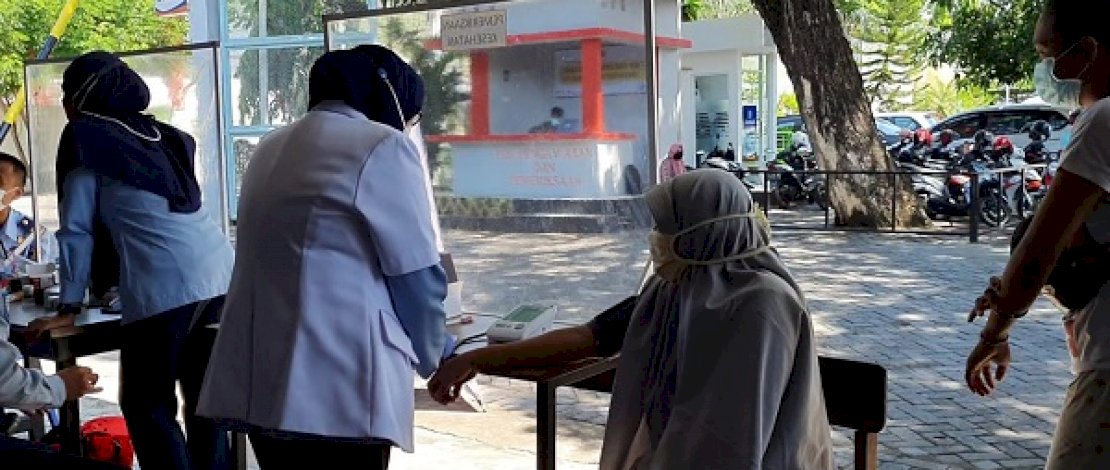Rutan Kelas I Makassar menggelar pemeriksaan kesehatan gratis.
