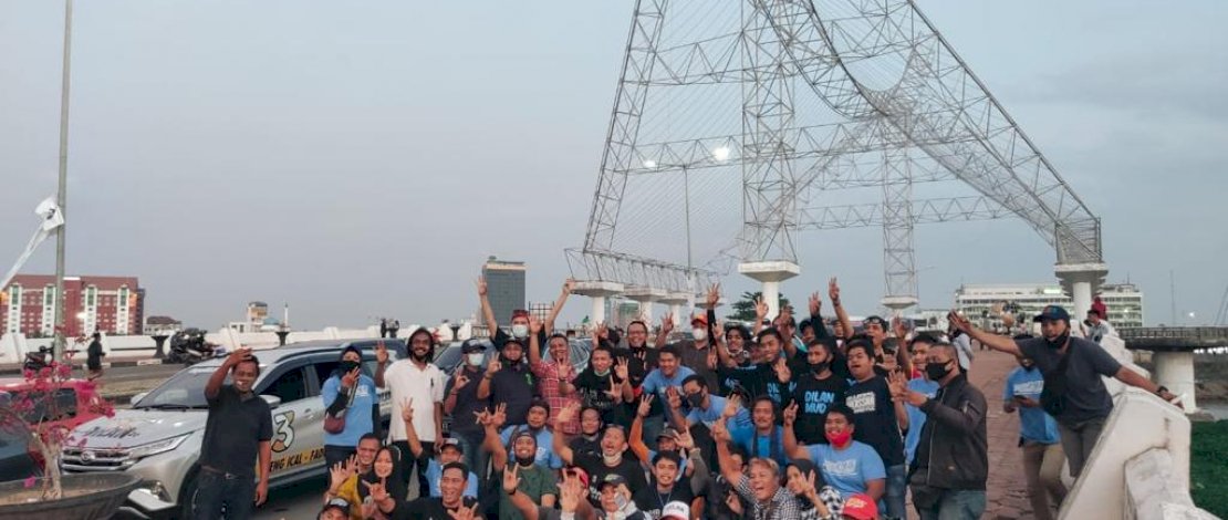 Lewat Rolling City, Relawan Dilan Satukan Semangat dan Kekuatan