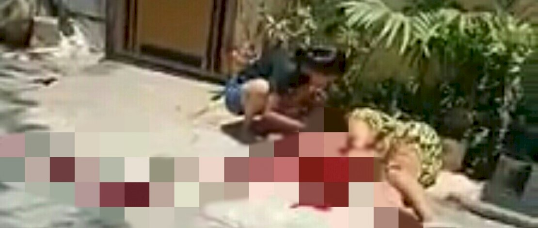 Korban pemarangan di Jl Barawaja.