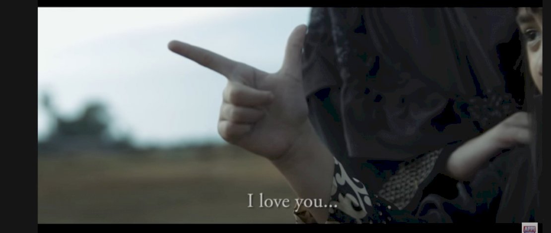 Scene film pendek Appi-Rahman berjudul, "Ayah (I Love U).  