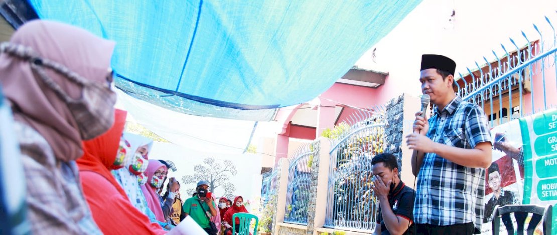 Sambangi Warga Jongaya, Dokter Fadli Didampingi Tim PDIP dan Relawan Dilan Makassar