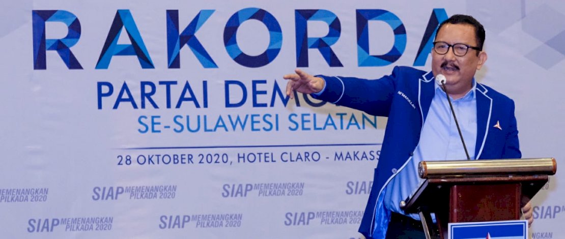 Ketua DPD Partai Demokrat Sulsel, H Ni&rsquo;matullah Erbe
