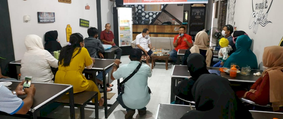 Relawan Kalla dan Laskar Baberong Bedah Program Appi-Rahman Lewat Diskusi Ekonomi Lorong