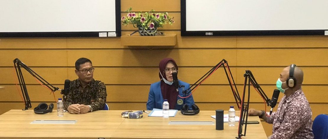 Rektor UIM, Dr Majdah M Zain jadi narasumber talkshow LLDikti IX soal PIN. 