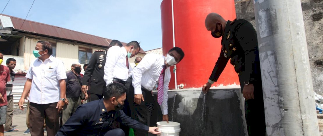 Kegembiraan Warga Bontoa Saat Air Bersih Masuk ke Wilayahnya