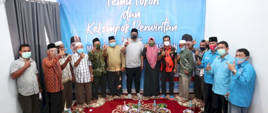 Bobby Nasution menghadiri acara temu tokoh di Jalan Bunga, Kelurahan Ladang Bambu, Medan Tuntungan, Kamis (12/11/2020)