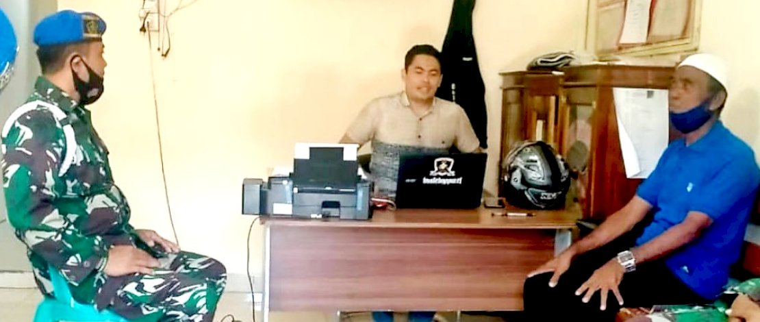 Suami korban saat melaporkan pelecehan yang dilakukan oknum ASN Dishub Maros, HS. Suami korban saat melaporkan pelecehan yang dilakukan oknum ASN Dishub Maros, HS.