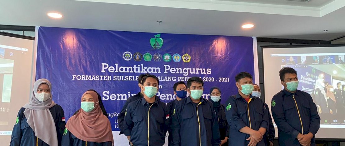 Pengurus Formaster Sulselbar-Malang 2020-2021, dilantik.