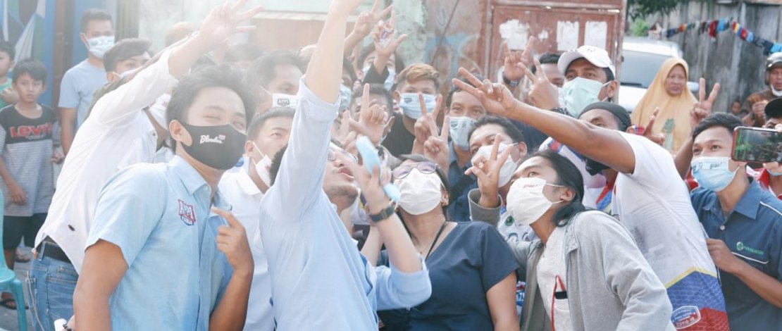 Ajak Pemuda Berperan Dalam Demokrasi, Adindana Appi-Rahman Serukan Millenial Tidak Golput