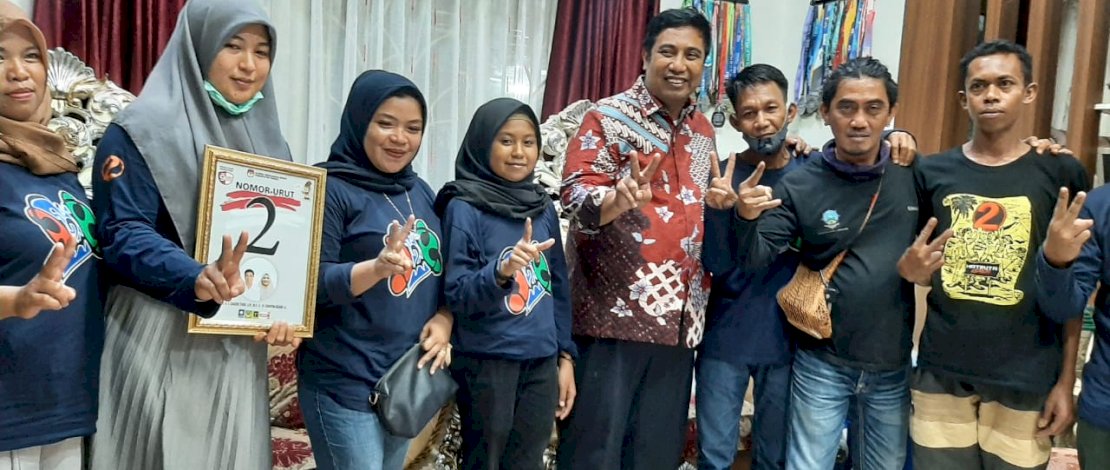 Jelang Pencoblosan, Tim Hati Kita Keren Gencar Lakukan Silaturahmi 