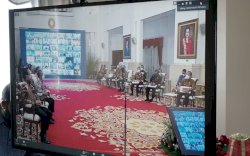 Bupati Luwu Ikuti Pertemuan Zoom Meeting Pembahasan DIPA dan TKDD